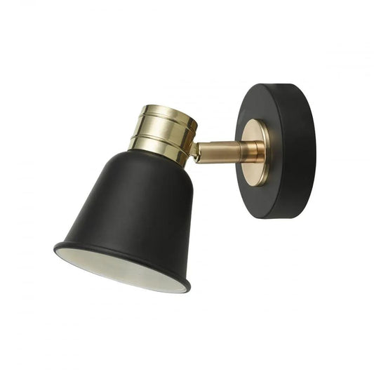 dar lighting Där Lighting Group, Dar FRY0754 Fry Single Wall Bracket Black Rose Gold - dar lighting Där Lighting Group, Dar FRY0754 Fry Single Wall Bracket Black Rose Gold