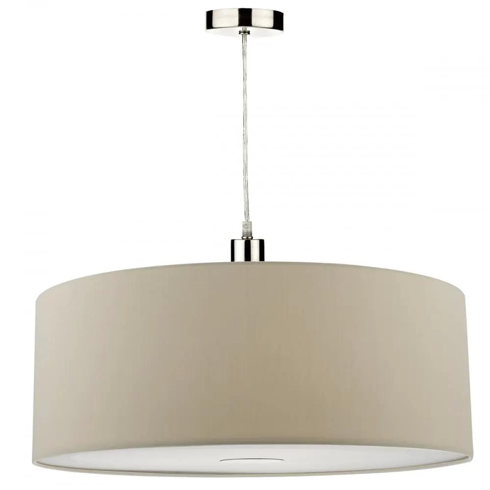 dar lighting Där Lighting Group, Dar RON8629 Ronda Easy Fit 60CM Faux Silk Ecru Drum Shade - dar lighting Där Lighting Group, Dar RON8629 Ronda Easy Fit 60CM Faux Silk Ecru Drum Shade