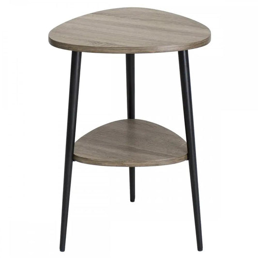 dar lighting Där Lighting Group, Dar 001VIG001 Vigo Side Table With Shelf Oak Style Veneer - dar lighting Där Lighting Group, Dar 001VIG001 Vigo Side Table With Shelf Oak Style Veneer