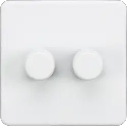 ml matt white 2G 2-way 10-200W (5-150W LED) Intelligent dimmer - Matt White - Electrical ml matt white 2G 2-way 10-200W (5-150W LED) Intelligent dimmer - Matt White Electrical