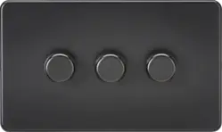 ml matt black 3G 2-way 10-200W (5-150W LED) Intelligent dimmer - Matt Black - ml matt black 3G 2-way 10-200W (5-150W LED) Intelligent dimmer - Matt Black