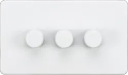 ml matt white 3G 2-way 10-200W (5-150W LED) Intelligent dimmer - Matt White - Electrical ml matt white 3G 2-way 10-200W (5-150W LED) Intelligent dimmer - Matt White Electrical