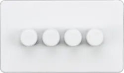 ml matt white 4G 2-way 10-200W (5-150W LED) Intelligent dimmer - Matt White - Electrical ml matt white 4G 2-way 10-200W (5-150W LED) Intelligent dimmer - Matt White Electrical