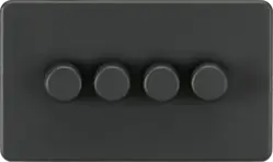 ml antricate 4G 2-way 10-200W (5-150W LED) Intelligent dimmer - Anthracite - ml antricate 4G 2-way 10-200W (5-150W LED) Intelligent dimmer - Anthracite