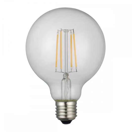 dar lighting Där Lighting Group, Dar Pack Of 5 E27 6w LED Dimmable Medium Globe Lamp - dar lighting Där Lighting Group, Dar Pack Of 5 E27 6w LED Dimmable Medium Globe Lamp