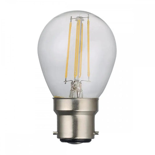 dar lighting Där Lighting Group, Dar Pack Of 5 B22 4w LED Dimmable Golf Ball Lamp - dar lighting Där Lighting Group, Dar Pack Of 5 B22 4w LED Dimmable Golf Ball Lamp