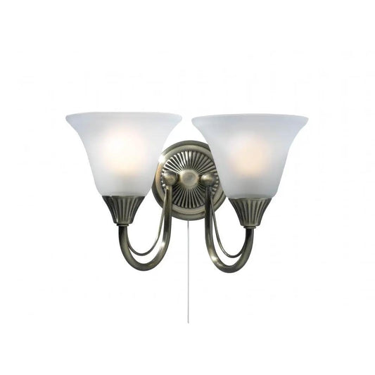 dar lighting Där Lighting Group, Dar BOS09 Boston Double Wall Bracket - dar lighting Där Lighting Group, Dar BOS09 Boston Double Wall Bracket