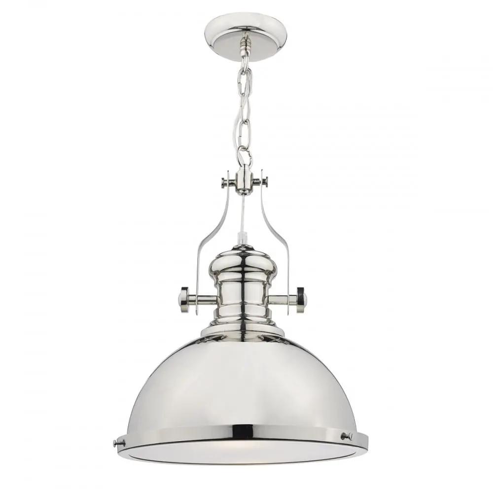 dar lighting Dar Lighting Group Dar ARO0138 Arona 1 Light Pendant Polished Chrome (S) - dar lighting Dar Lighting Group Dar ARO0138 Arona 1 Light Pendant Polished Chrome (S)