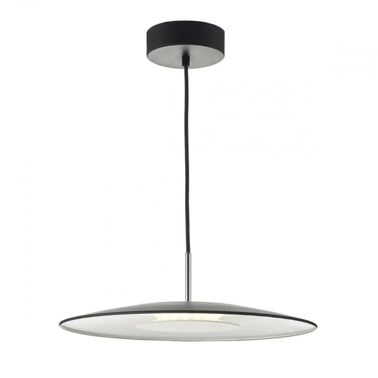 dar lighting Där Lighting Group Dar ENO0122 Enoch Pendant Matt Black LED - dar lighting Där Lighting Group Dar ENO0122 Enoch Pendant Matt Black LED