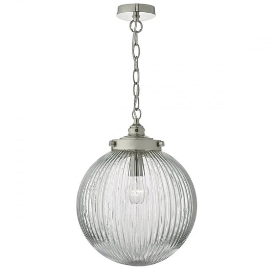 dar lighting Där Lighting Group, Dar TAM0138 Tamara 1 Light Pendant Satin Nickel/ Clear - dar lighting Där Lighting Group, Dar TAM0138 Tamara 1 Light Pendant Satin Nickel/ Clear