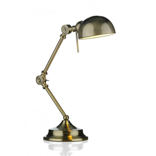 dar lighting Där Lighting Group, Dar RAN4075 Ranger Table Lamp-brass - dar lighting Där Lighting Group, Dar RAN4075 Ranger Table Lamp-brass
