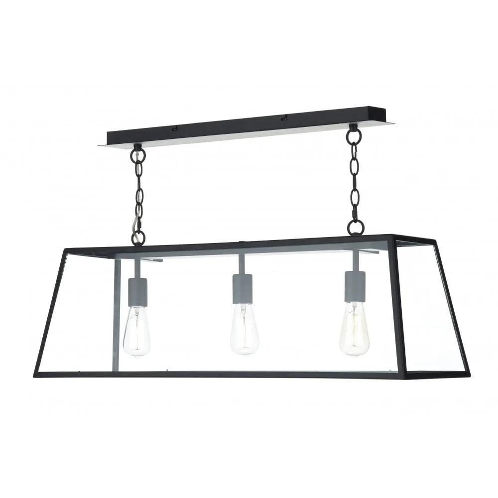 dar lighting Där Lighting Group, Dar ACA0322 Academy Light Pendant Black - dar lighting Där Lighting Group, Dar ACA0322 Academy Light Pendant Black