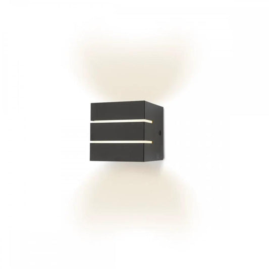 dar lighting Där Lighting Group, Dar CAC2139 Cacheta Wall Light Grey Opal LED IP44 (SD) - dar lighting Där Lighting Group, Dar CAC2139 Cacheta Wall Light Grey Opal LED IP44 (SD)
