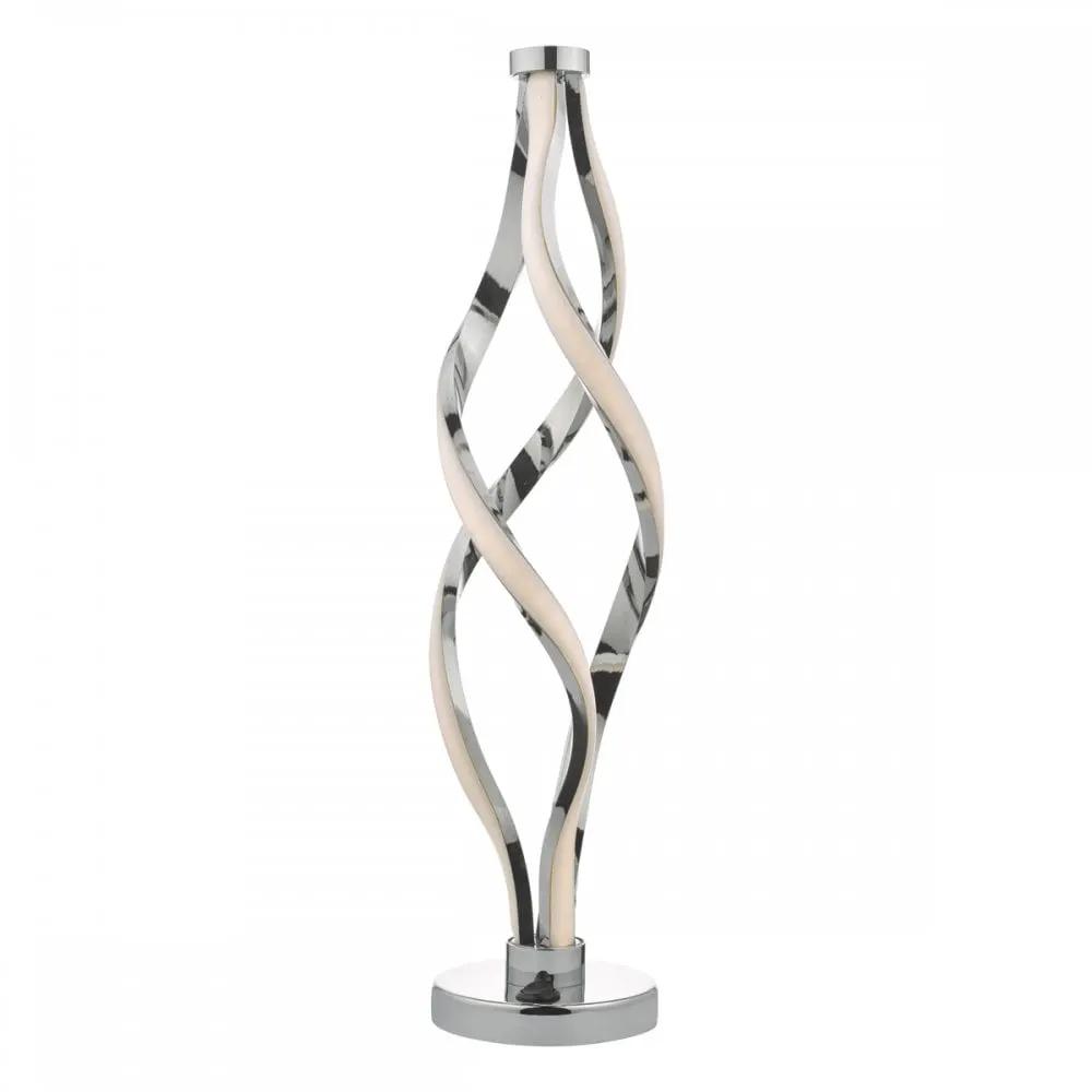 dar lighting Där Lighting Group, Dar JIV4268 Jive Table Lamp Aluminium White LED - dar lighting Där Lighting Group, Dar JIV4268 Jive Table Lamp Aluminium White LED