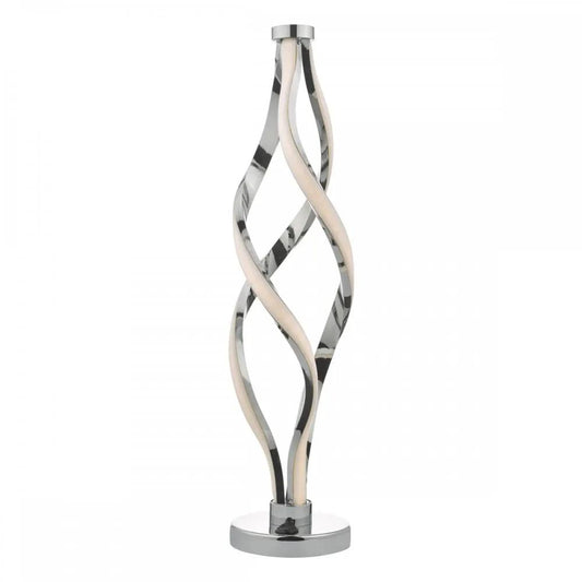 dar lighting Där Lighting Group, Dar JIV4268 Jive Table Lamp Aluminium White LED - dar lighting Där Lighting Group, Dar JIV4268 Jive Table Lamp Aluminium White LED