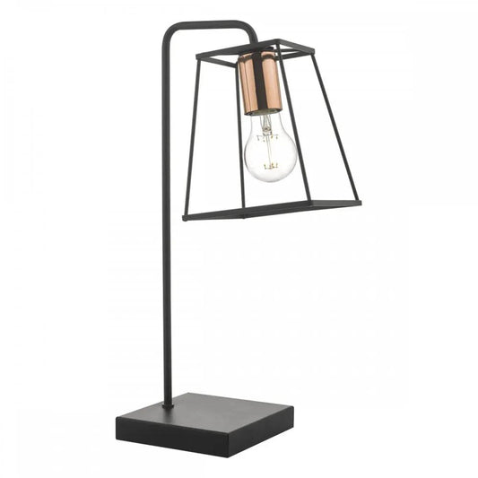 dar lighting Där Lighting Group, Dar TOW4122 Tower Table Lamp Black Copper - dar lighting Där Lighting Group, Dar TOW4122 Tower Table Lamp Black Copper