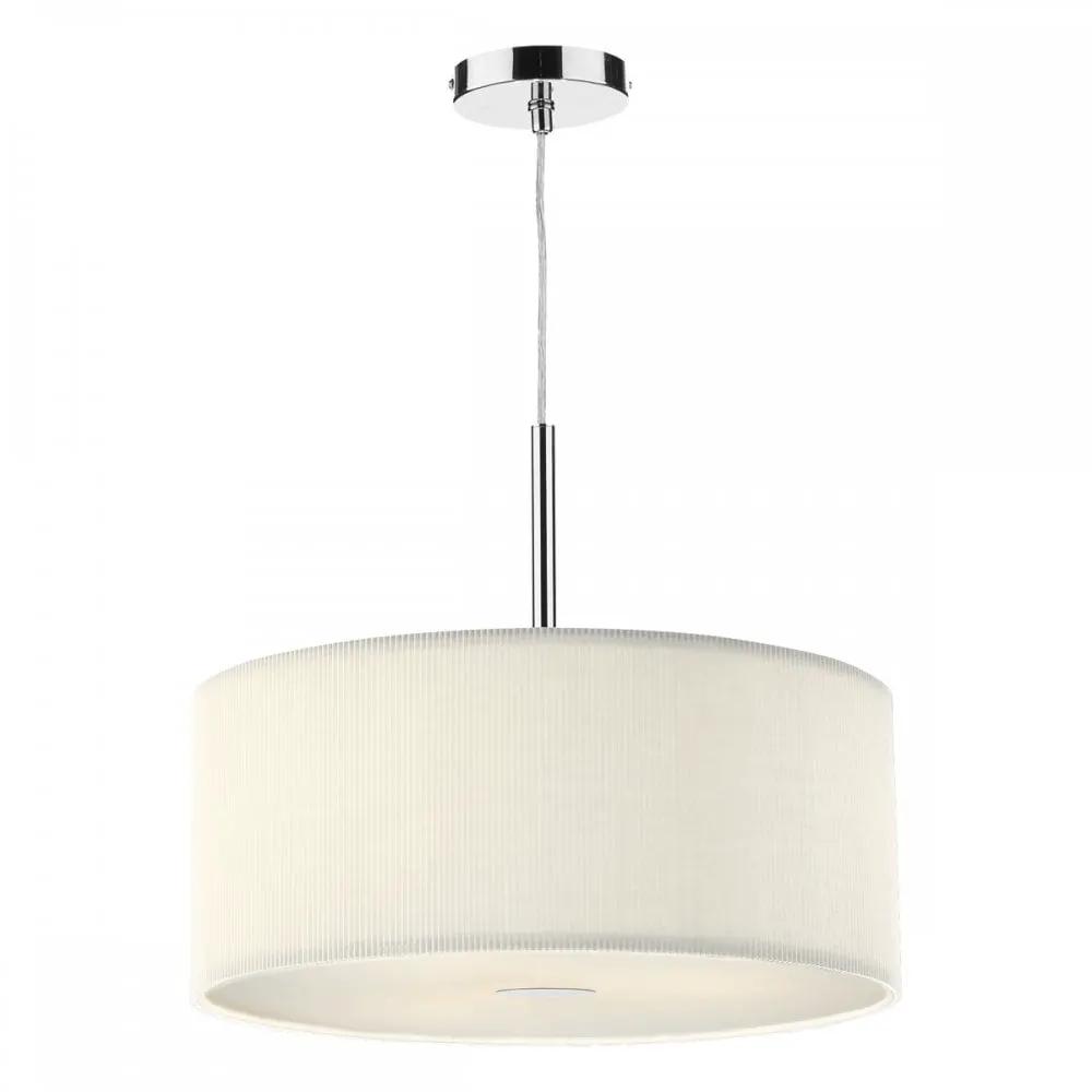 dar lighting Där Lighting Group Dar ZAR1733 Zaragoza 3 Light Pendant Cream - dar lighting Där Lighting Group Dar ZAR1733 Zaragoza 3 Light Pendant Cream