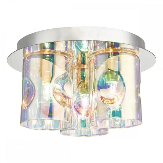 dar lighting Där Lighting Group Dar INT5350 Inter 3 Light Flush Ceiling Light Polished Chrome (S) - dar lighting Där Lighting Group Dar INT5350 Inter 3 Light Flush Ceiling Light Polished Chrome (S)