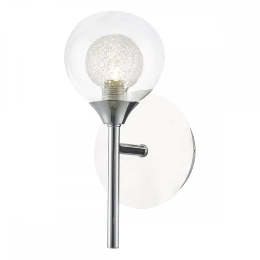 dar lighting Där Lighting Group, Dar ZEK0750 Zeke Wall Light Polished Chrome - dar lighting Där Lighting Group, Dar ZEK0750 Zeke Wall Light Polished Chrome