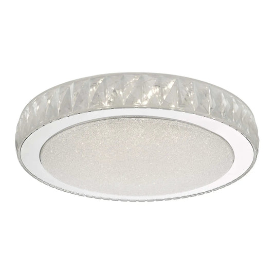 dar lighting Där Lighting Group, Dar AKE5008 Akelia Flush Acrylic And Stainless Steel Large LED - dar lighting Där Lighting Group, Dar AKE5008 Akelia Flush Acrylic And Stainless Steel Large LED