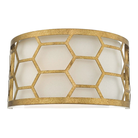 dar lighting Där Lighting Group, Dar EPS0712 Epstein 1 Light Wall Light Gold And Ivory - dar lighting Där Lighting Group, Dar EPS0712 Epstein 1 Light Wall Light Gold And Ivory