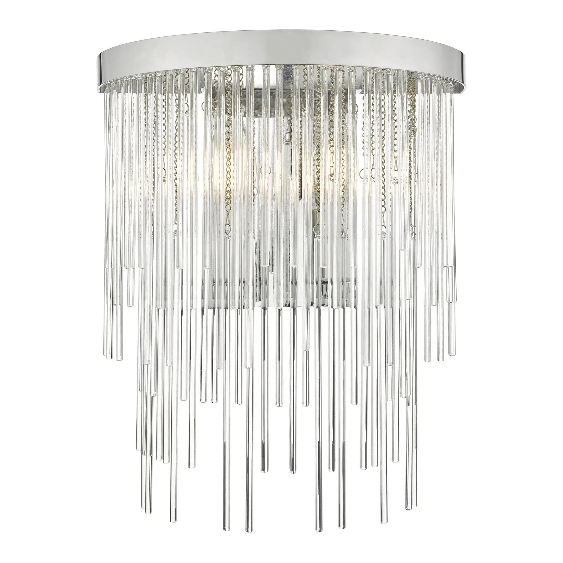 dar lighting Där Lighting Group, Dar ISL0950 Isla 2 Light Wall Light Polished Chrome And Clear Glass - dar lighting Där Lighting Group, Dar ISL0950 Isla 2 Light Wall Light Polished Chrome And Clear Glass