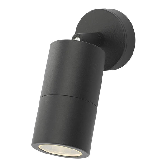 dar lighting Dar Lighting Group Dar ORT0722 Ortega 1 Light Wall Light Black IP65 (S) - dar lighting Dar Lighting Group Dar ORT0722 Ortega 1 Light Wall Light Black IP65 (S)