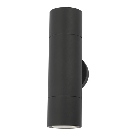 dar lighting Där Lighting Group, Dar ORT3222 Ortega 2 Light Wall Light Black IP65 (S) - dar lighting Där Lighting Group, Dar ORT3222 Ortega 2 Light Wall Light Black IP65 (S)
