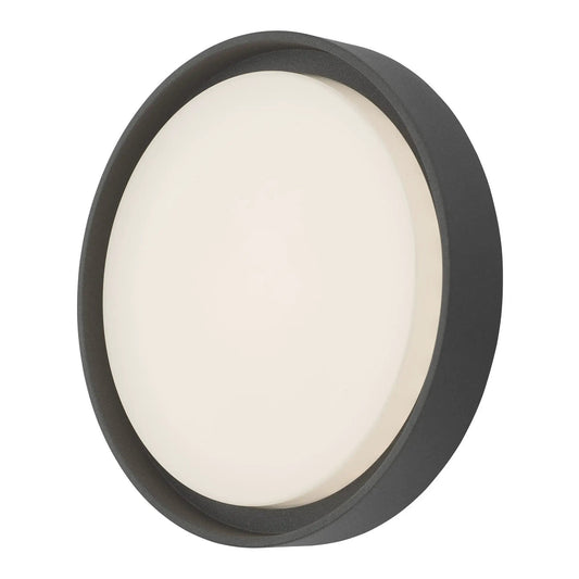 dar lighting Där Lighting Group, Dar RAL5039 Ralph Round Flush Large Anthracite IP65 LED - dar lighting Där Lighting Group, Dar RAL5039 Ralph Round Flush Large Anthracite IP65 LED