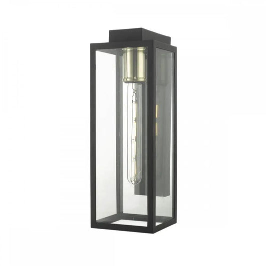dar lighting Där Lighting Group, NAX1522 Naxos Outdoor Wall Light Black - dar lighting Där Lighting Group, NAX1522 Naxos Outdoor Wall Light Black