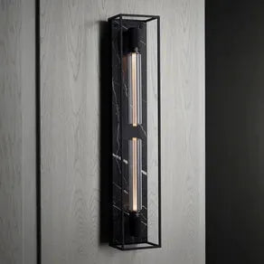 buster and punch Buster + Punch Caged Wall X-large LED marble black - buster and punch Buster + Punch Caged Wall X-large LED marble black