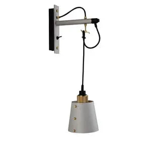 buster and punch Buster + Punch Hooked Wall small grey/brass - buster and punch Buster + Punch Hooked Wall small grey/brass