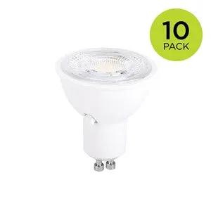 Integral GU10 BULB 10 PACK 540LM 4.9W 2700/3000/4000K SWITCHABLE DIMMABLE 60 BEAM - Integral GU10 BULB 10 PACK 540LM 4.9W 2700/3000/4000K SWITCHABLE DIMMABLE 60 BEAM