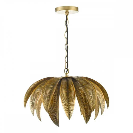 dar lighting Dar Lighting Group, Dar CAR0135 Cara 1 Light Pendant Antique Gold (S) - dar lighting Dar Lighting Group, Dar CAR0135 Cara 1 Light Pendant Antique Gold (S)