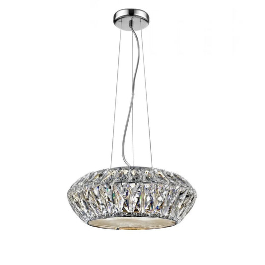 impex Impex Lighting LED1705/04/CH Armel 4 Light LED Crystal Pendant Chrome - impex Impex Lighting LED1705/04/CH Armel 4 Light LED Crystal Pendant Chrome