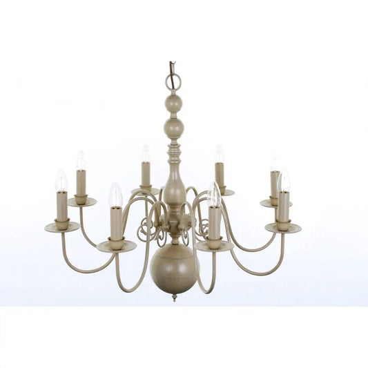 impex Impex Lighting PG05579/08/CRM Bologna Flemish 8 Light Chandelier Cream - impex Impex Lighting PG05579/08/CRM Bologna Flemish 8 Light Chandelier Cream