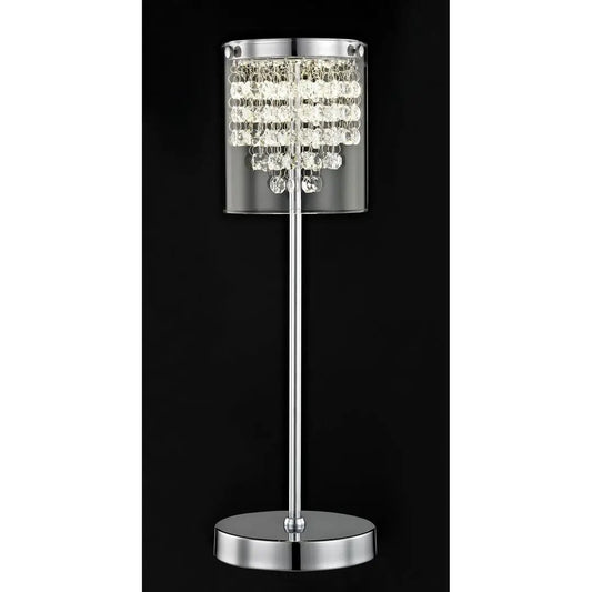 impex Impex Lighting LED608242/01/TL/CH Florina 1 Light LED Table Lamp Chrome - impex Impex Lighting LED608242/01/TL/CH Florina 1 Light LED Table Lamp Chrome