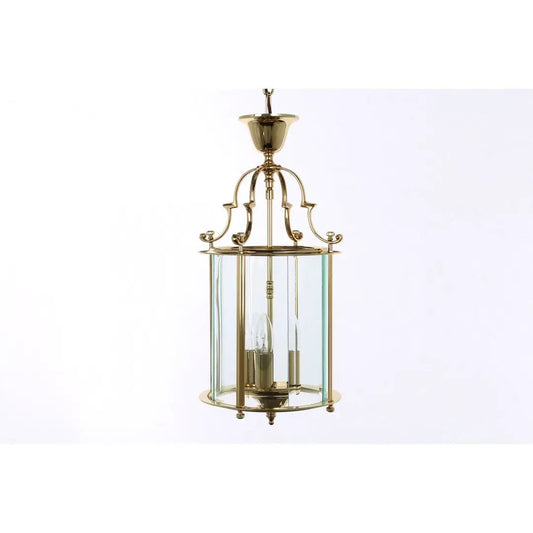 impex Impex Lighting LG07000/09/PB Colchester 9" Glass 3 Light Pendant Polished Brass - impex Impex Lighting LG07000/09/PB Colchester 9" Glass 3 Light Pendant Polished Brass