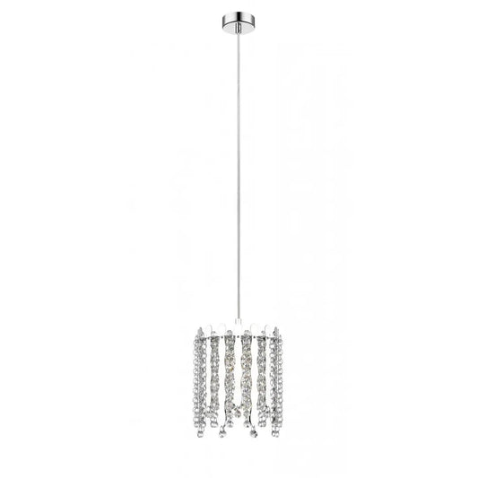 impex Impex CFH2105/01/CH Belize 1 Light Pendant Chrome Crystal - impex Impex CFH2105/01/CH Belize 1 Light Pendant Chrome Crystal