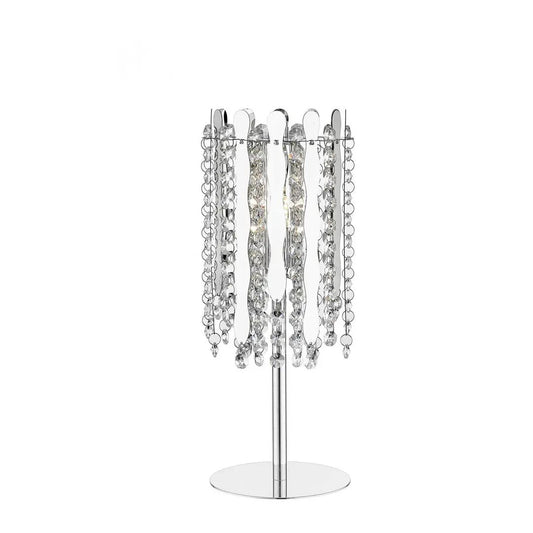 impex Impex CFH2105/01/TL/CH Belize 1 Light Table Lamp Chrome Crystal - impex Impex CFH2105/01/TL/CH Belize 1 Light Table Lamp Chrome Crystal