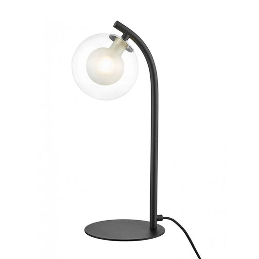 impex Impex PGH1806/TL/CH/MBLK Remy 1 Light Table Lamp Chrome Black - impex Impex PGH1806/TL/CH/MBLK Remy 1 Light Table Lamp Chrome Black