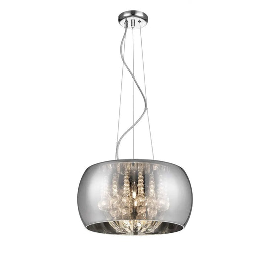 impex Impex CFH606091/06A/CH Deni 6 Light Pendant Chrome Crystal - impex Impex CFH606091/06A/CH Deni 6 Light Pendant Chrome Crystal