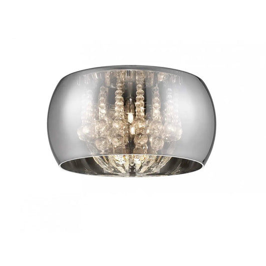 impex Impex CFH606091/06A/PL/CH Deni 6 Light Flush Ceiling Light Chrome Crystal - impex Impex CFH606091/06A/PL/CH Deni 6 Light Flush Ceiling Light Chrome Crystal