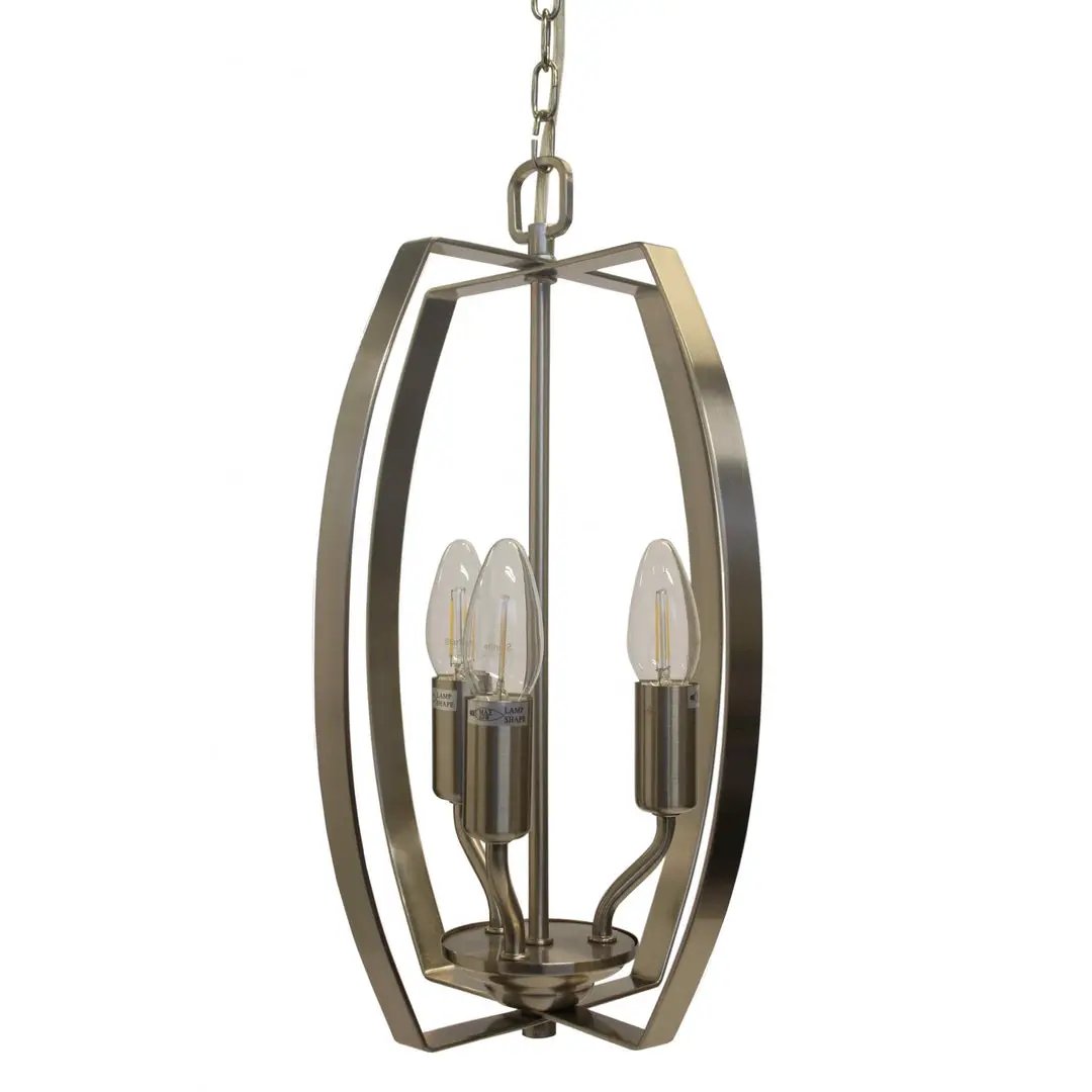 impex Impex LG1928/03/AB Alexis 3 Light Pendant Antique Brass - impex Impex LG1928/03/AB Alexis 3 Light Pendant Antique Brass
