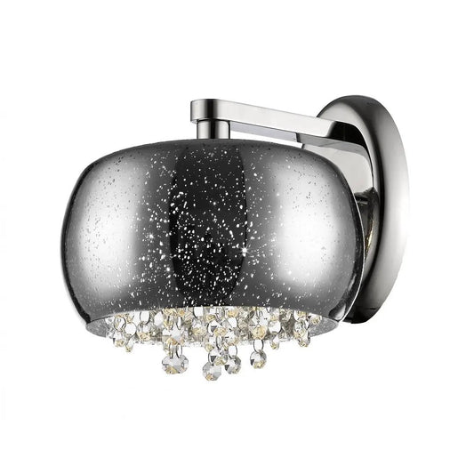 impex Impex PGH1802/01/WB/CH Luna 1 Light Wall Light Chrome Crystal - impex Impex PGH1802/01/WB/CH Luna 1 Light Wall Light Chrome Crystal