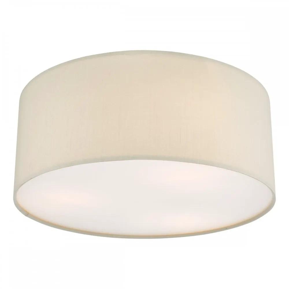 dar lighting Där Lighting Group, CIE5201 Cierro 3 Light Flush Taupe With Diffuser 40cm - dar lighting Där Lighting Group, CIE5201 Cierro 3 Light Flush Taupe With Diffuser 40cm