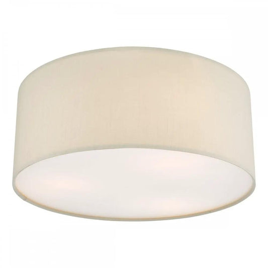 dar lighting Där Lighting Group, CIE5201 Cierro 3 Light Flush Taupe With Diffuser 40cm - dar lighting Där Lighting Group, CIE5201 Cierro 3 Light Flush Taupe With Diffuser 40cm
