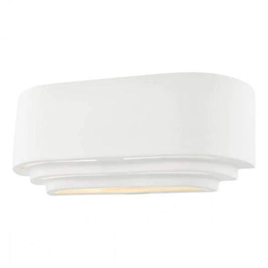 dar lighting Där Lighting Group, LAN372 Lando 1 Light Wall Washer White - dar lighting Där Lighting Group, LAN372 Lando 1 Light Wall Washer White