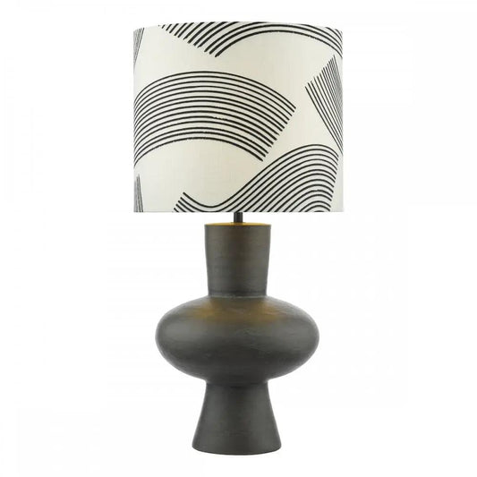 dar lighting Där Lighting Group, MIH4222 Miho 1 Light Table Lamp Black/Bronze With Shade - dar lighting Där Lighting Group, MIH4222 Miho 1 Light Table Lamp Black/Bronze With Shade