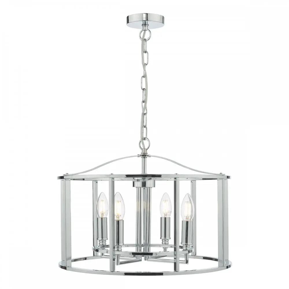 dar lighting Där Lighting Group, MYK0450 Myka 4 Light Pendant Polished Chrome - dar lighting Där Lighting Group, MYK0450 Myka 4 Light Pendant Polished Chrome